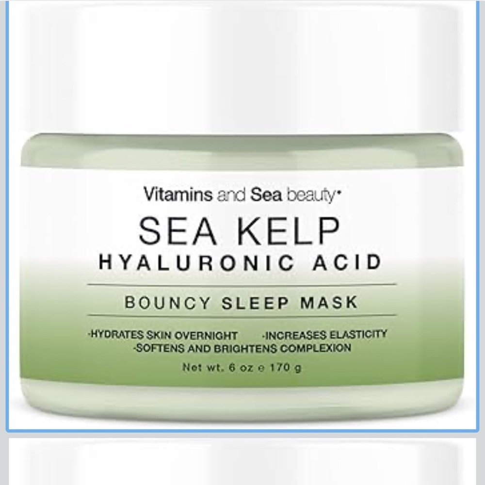 G19. Vitamins and Sea Beauty - Hyaluronic Acid Green Sleep Mask - No Cancels